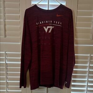 Nike Virginia Tech Maroon Virginia Tech Long Sleeve Tee